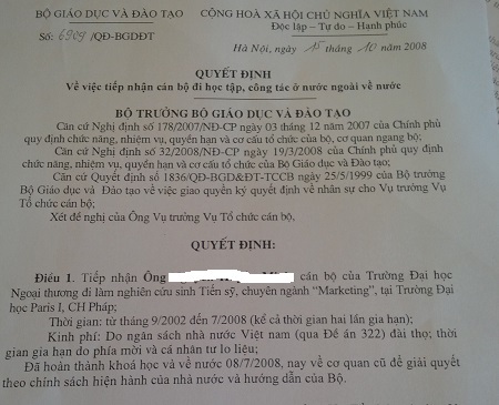 Vụ giảng viên mạo nhận Tiến sỹ: Tiết lộ gây “sốc” - 2 Vụ giảng viên mạo nhận Tiến sỹ: Tiết lộ gây “sốc”