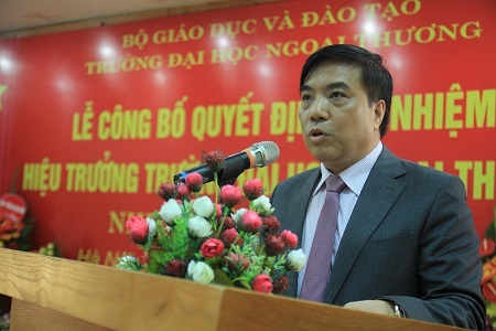 Trường ĐH Ngoại thương chính thức có hiệu trưởng mới - 4 Tân Hiệu trưởng ĐH Ngoại thương - PGS.TS Bùi Anh Tuấn
