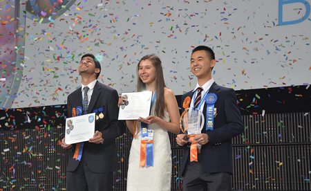 Việt Nam xuất sắc giành giải Tư cuộc thi Intel ISEF 2015 - 4 3 gương mặt giành giải thưởng cao nhất của Hội thi Intel ISEF 2015