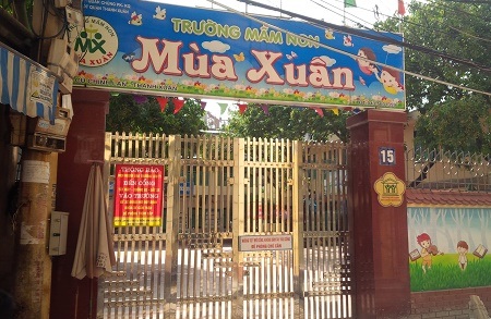 Gần 1.200 trẻ mầm non đối mặt với nguy cơ không có chỗ học - 1 Trường mầm non Mùa Xuân đạt chuẩn quốc gia đang đối mặt với việc giải thể.