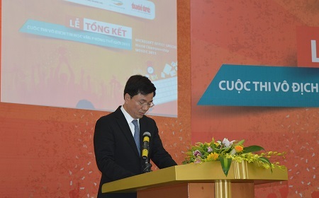 ĐH Ngoại thương thắng lớn ở cuộc thi Vô địch Tin học Văn phòng - 4 Ông Đoàn Hồng Nam, Trưởng ban tổ chức MOSWC 2015