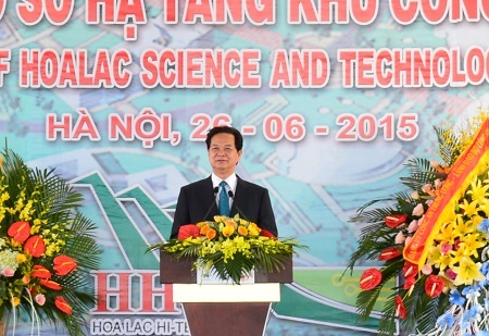 Thủ tướng Nguyễn Tấn Dũng khẳng định khu công nghệ cao Hòa 