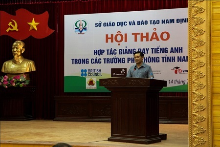 Nam Định quyết “hội nhập” để nâng cao chất lượng dạy tiếng Anh - 1 Ông Bạch Ngọc Chiến - Phó Chủ tịch UBND tỉnh Nam Định.