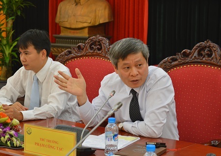 Gắn chíp cho toàn bộ nguồn phóng xạ di chuyển - 1 Thứ trưởng Bộ Khoa học và Công nghệ Phạm Công Tạc
