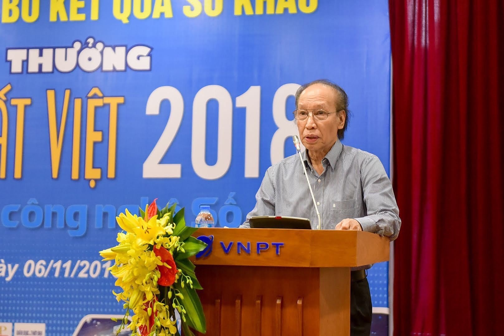  Nhà báo Phạm Huy Hoàn, Tổng Biên tập báo Dân trí, Trưởng ban tổ chức giải thưởng 