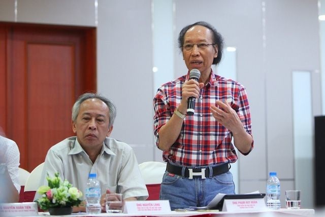Nhà báo Phạm Huy Hoàn – Tổng biên tập Báo điện tử Dân trí, Trưởng ban tổ chức Giải thưởng NTĐV 2017.