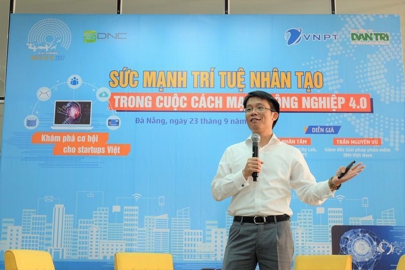 Nhân tài Đất Việt sẽ luôn là vườn ươm, bệ phóng cho các Startup - 7 Ông Trần Nguyên Vũ - Giám đốc nhóm giải pháp phần mềm, IBM Việt Nam chia sẻ tại workshop.