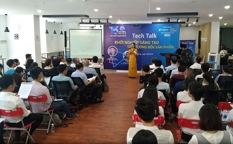 Hội thảo đã thu hút đông đảo thành viên cộng đồng startup, các bạn sinh viên, kỹ sư công nghệ trẻ tại Đà Nẵng tham dự.