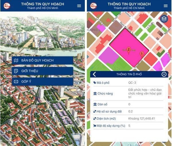 Với “bản đồ quy hoạch trực tuyến”, người dùng có thể dễ dàng xem thông tin về các dự án quy hoạch của thành phố một cách dễ dàng hơn