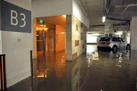 Singapore: Siêu xe ngập trong nước mưa - 5