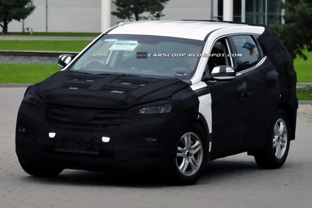 Diện kiến Hyundai Santa Fe thế hệ mới trên đường thử - 3 Diện kiến Hyundai Santa Fe thế hệ mới trên đường thử - 3