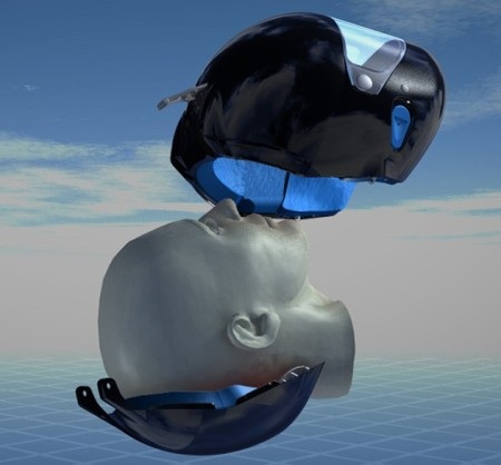 Mũ bảo hiểm cũng có… cửa hậu - 2