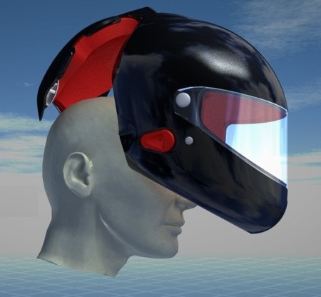 Mũ bảo hiểm cũng có… cửa hậu - 7