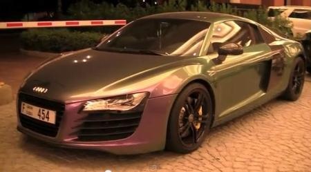 Chiêm ngưỡng một chiếc Audi R8 màu lạ - 1