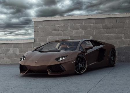 Đẹp ngỡ ngàng Lamborghini Aventador độ màu sôcôla - 1 Đẹp ngỡ ngàng Lamborghini Aventador độ màu sôcôla