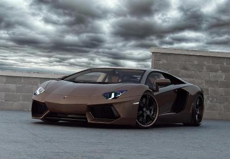 Đẹp ngỡ ngàng Lamborghini Aventador độ màu sôcôla - 3 Đẹp ngỡ ngàng Lamborghini Aventador độ màu sôcôla