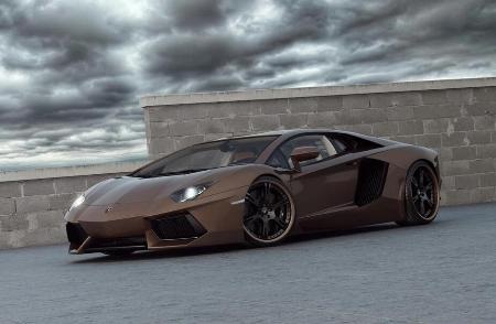 Đẹp ngỡ ngàng Lamborghini Aventador độ màu sôcôla - 2 Đẹp ngỡ ngàng Lamborghini Aventador độ màu sôcôla