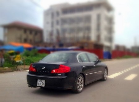 Ngắm xe sang biển đẹp ở Thái Nguyên - 3 Infiniti G35