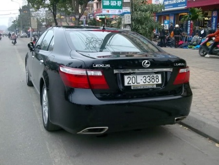 Ngắm xe sang biển đẹp ở Thái Nguyên - 12 Lexus LS 460 biển tài-phát