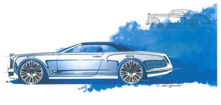 Xe Mulsanne Convertible Concept trong… tưởng tượng - 2 Bentley cho biết xe Mulsanne Convertible Concept được lấy cảm hứng từ những chiếc thuyền cao tốc.