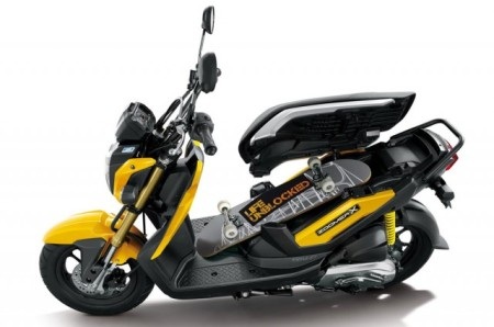 Honda Zoomer X - Scooter siêu tiết kiệm nhiên liệu - 7 Hộp cốp có thể tháo rời