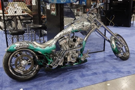 Mô-tô “khủng” tại Triển lãm xe độ SEMA 2012 - 1 Triển lãm xe độ SEMA 2012 diễn ra từ ngày 30/10 đến 2/11 tại