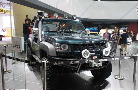 Mẫu xe việt dã B40 của tập đoàn công nghiệp ô tô Bắc Kinh (BAIC) - Ảnh: Autocar