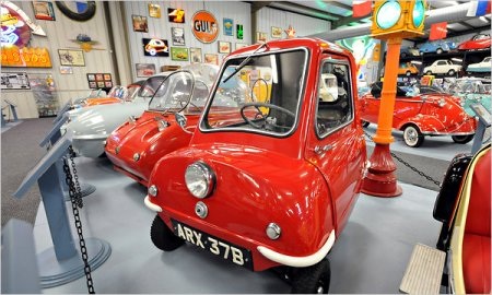 Chiếc Peel P50 trong bộ sưu tập của ông Weiner. Đây chính là