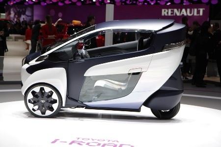 Toyota giới thiệu xe ba bánh i-Road Concept - 5 Nhật Minh