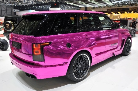 Ấn tượng Range Rover mạ crôm hồng - 9 Nhật Minh