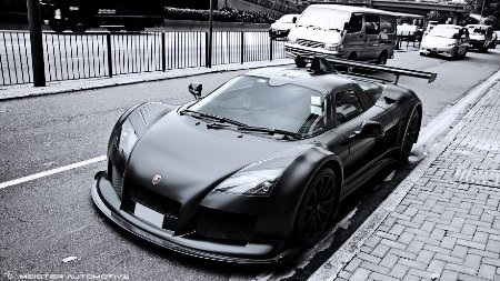 Siêu xe ở Hương Cảng - 13 Gumpert Apollo sơn đen mờ