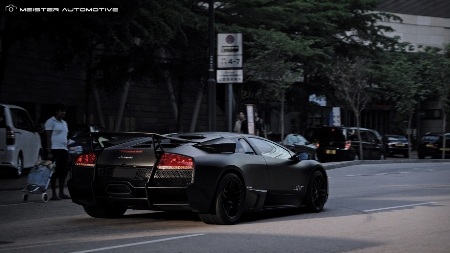 Siêu xe ở Hương Cảng - 6 Lamborghini Murcielago LP670-4 SV sơn đen mờ