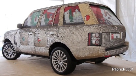 Độc đáo xe Range Rover dát… xu - 1 Tiến Đức