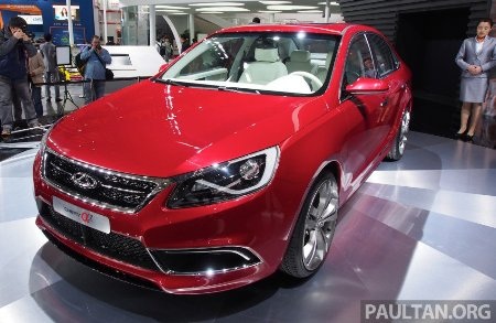 Chery gây bất ngờ với mẫu Alpha 7 Concept - 1 Chery gây bất ngờ với mẫu Alpha 7 Concept