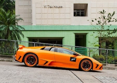 Đại hội siêu xe Lamborghini ở Hồng Kông - 6 Murciélago với bộ kit Premier4509