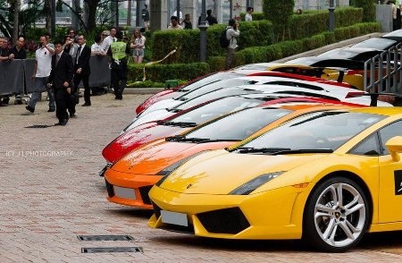 Đại hội siêu xe Lamborghini ở Hồng Kông - 1 Sự kiện kỷ niệm 50 năm sinh nhật Lamborghini ở Hồng Kông đã được tổ chức tại khu