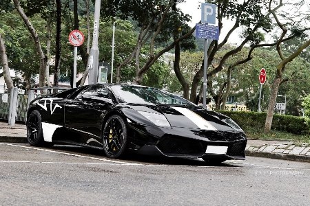 Đại hội siêu xe Lamborghini ở Hồng Kông - 7 LP670-4 SV đen bóng