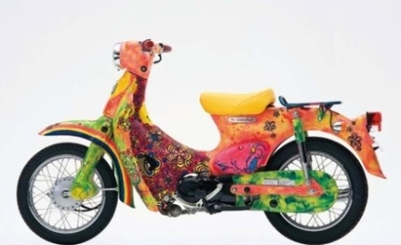 Ngắm xe Honda Cub 50 sơn độc - 9 Theo
