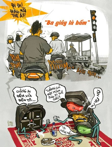 “Ra đường ngắm gái - mất lái như chơi” - 27 Việt Hưng