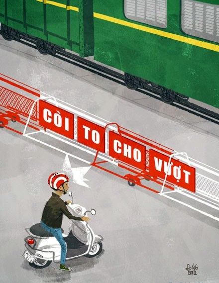 “Ra đường ngắm gái - mất lái như chơi” - 12 Việt Hưng