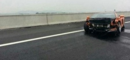 Phóng viên ôtô gây tai nạn với xe Lamborghini Gallardo