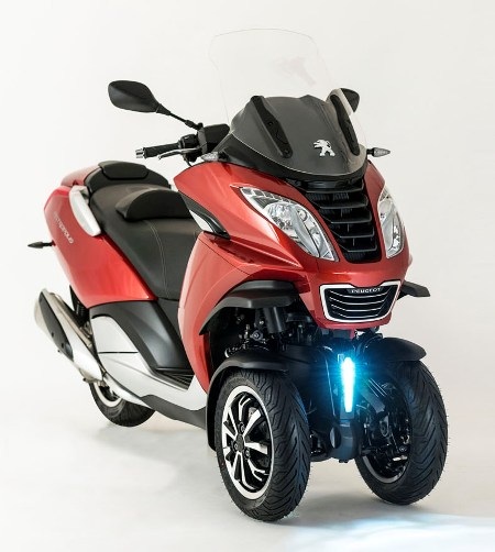Peugeot sản xuất scooter ba bánh cạnh tranh với Piaggio - 2 Khóa khởi động thông minh Metropolis Smart Key Peugeot