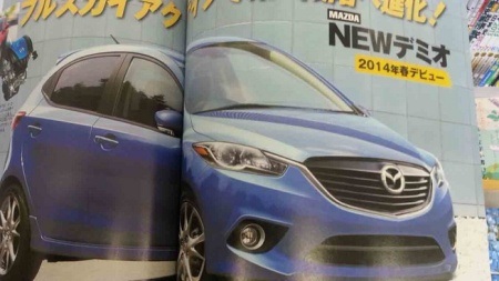 Mazda2 thế hệ mới lộ diện? - 1 Hình ảnh này xuất hiện trên trang web Minkara của Nhật