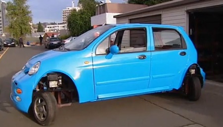 Ô tô có khả năng chạy ngang