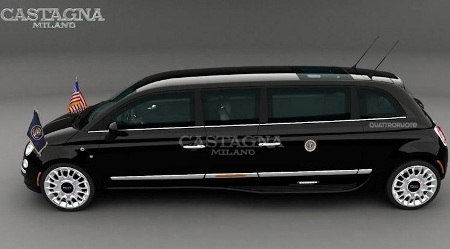 Lạ lẫm Fiat 500 Limousine - 4 Phiên bản Landaulet với thiết kế cửa nóc dạng trượt