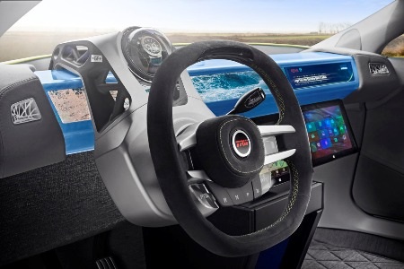 Vô lăng có thể dịch chuyển vào giữa táp-lô