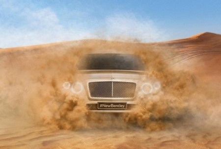Hình ảnh đầu tiên của Bentley SUV