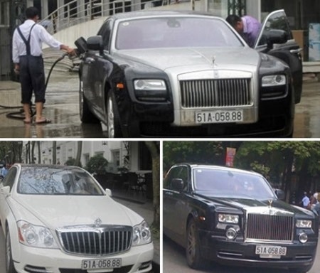 Cả 3 xế siêu sang của đại gia Ninh Bình đều gắn biển
51A-058.88.