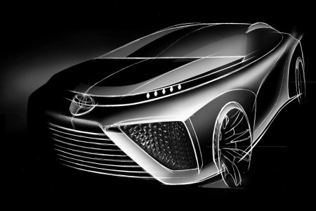 Xe FCV Concept trên đường chạy thử