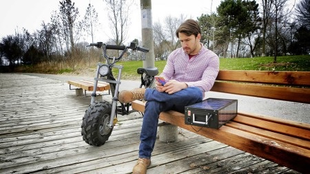 Daymak Beast - Scooter chạy bằng năng lượng mặt trời